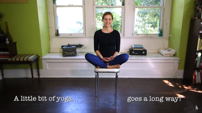 5 Minute Yoga at Your Desk with Adriene