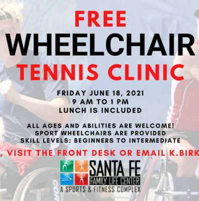 FREE Wheelchair Tennis Clinic
