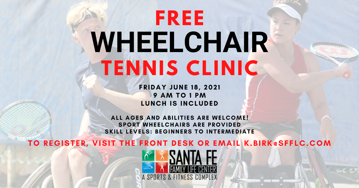 Gallery 1 - FREE Wheelchair Tennis Clinic