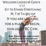Free Sit to Stand Stretching