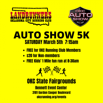 Landrunners OKC Auto Show 5K