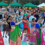Dancing in the Garden featuring Bollywood!