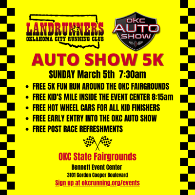 Landrunner OKC Auto Show 5K & Kids Run