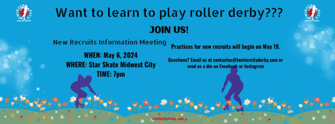 Learn to Skate with Twister City Roller Derby New Recruits